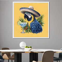 Tropical Fiesta Parrot Style - NicheCanvas