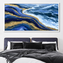 Tidal Currents Of Liquid Gold - NicheCanvas