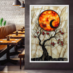 Solar Flare Through Leaves - NicheCanvas