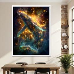 Galactic Whale of Starlight - NicheCanvas