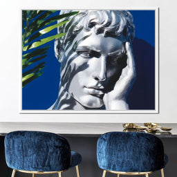 Classical Reverie Under Palm - NicheCanvas