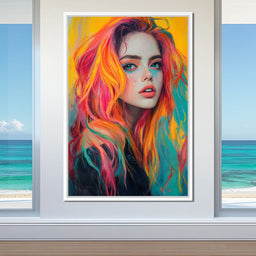 Radiant Tresses Luminous Allure - NicheCanvas