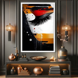 Luminous Strokes of Passion - NicheCanvas