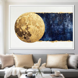 Golden Lunar Night - NicheCanvas