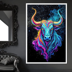 Bull of the Cosmos - TooplesArt  - NicheCanvas