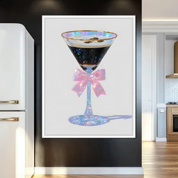 Iridescent Espresso Martini Bow - NicheCanvas