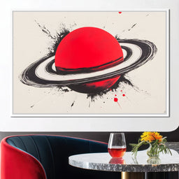 Planetary Vortex Saturn - NicheCanvas