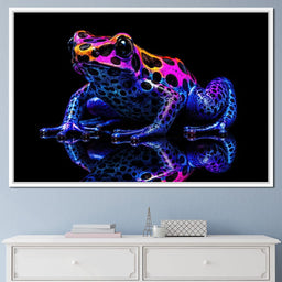 Electric Dart Frog - TooplesArt - NicheCanvas