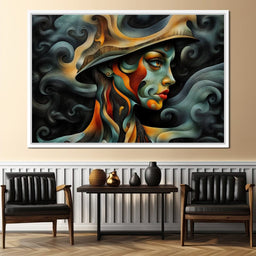 The Swirl of Thought - TooplesArt - NicheCanvas