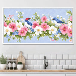 Delicate Harmony of Blossoms - NicheCanvas