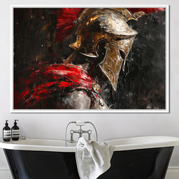 Thoughtful Spartan Reflections - NicheCanvas