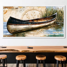 Solitude Upon The Quiet Shore - NicheCanvas