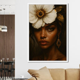 Golden Petals Enigma - NicheCanvas