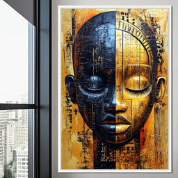 Golden Dreams Masked Essence - NicheCanvas