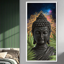Tranquil Buddha Nightfall - NicheCanvas