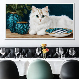 Gentle Feline Reverie - NicheCanvas