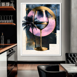 Solstice Evening at the Coastal Lounge - NicheCanvas