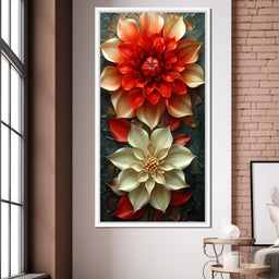 Autumnal Bloom Symphony - NicheCanvas