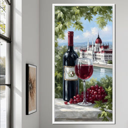 Wine Reverie by the Danube - NicheCanvas