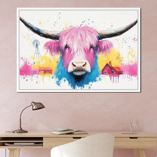Highland Harmony Burst Canvas Print