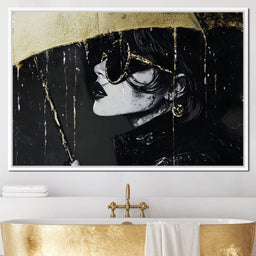 Golden Umbrella Women Enigma - NicheCanvas