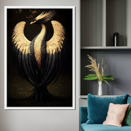 Golden Avian Majesty - NicheCanvas