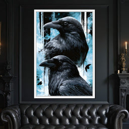 Silent Ravens Watchers Of The Cold - NicheCanvas