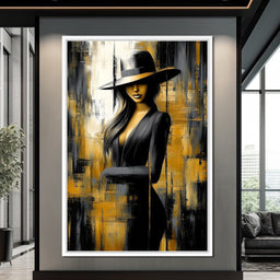 Golden Allure of Mystery - NicheCanvas