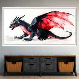 Majestic Dragon Wings - NicheCanvas