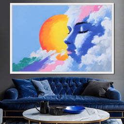 Dreamscape of Sunlit Skies - NicheCanvas