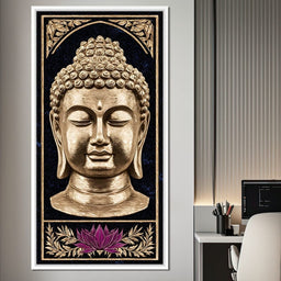 Celestial Buddha Lotus Tranquil - NicheCanvas