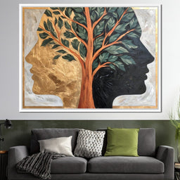 Dual Reflections of Nature - NicheCanvas