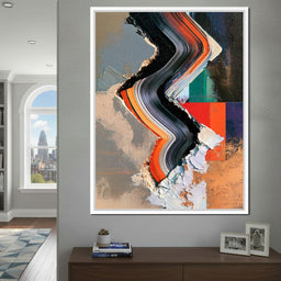 Fractured Velocity Through The Static - NicheCanvas