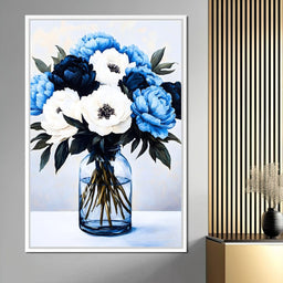 Floral Symphony in Glass - NicheCanvas