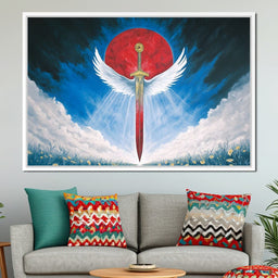 Celestial Guardian Sword - NicheCanvas