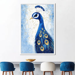 Majestic Feathered Peacock - NicheCanvas