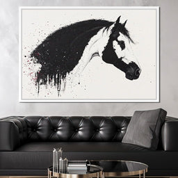 Equestrian Splatter Symphony - NicheCanvas