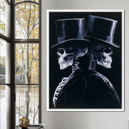 Gentlemen Waiting for the Final Curtain - NicheCanvas