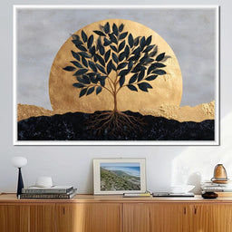 Golden Tree of Tranquility - NicheCanvas