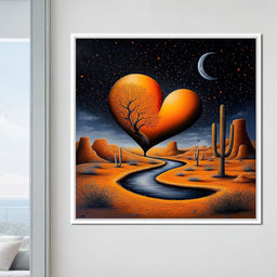 Heart of the Desert - TooplesArt - NicheCanvas