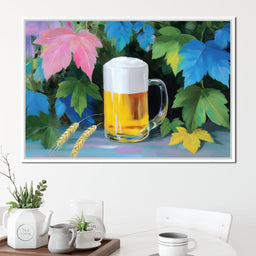 Frothy Beer Garden Delights - NicheCanvas