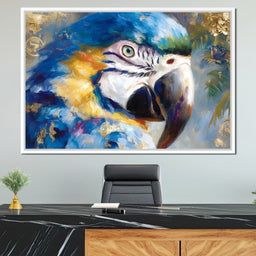 Tropical Macaw Gold Radiance - Neal Hackett - NicheCanvas