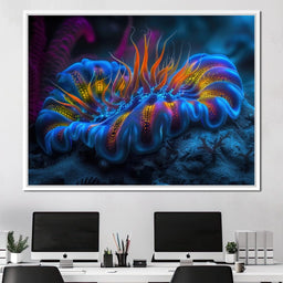 Neon Sea Bloom - TooplesArt - NicheCanvas