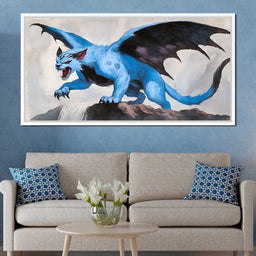 Majestic Winged Guardian - NicheCanvas
