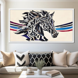 Gallop of Strokes - Alicia Smith - NicheCanvas