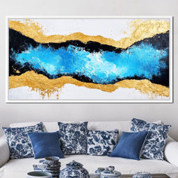 Golden Horizon Drift - NicheCanvas