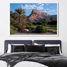 Desert Oasis Mesa Sunrise - NicheCanvas