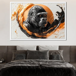 Majestic Primate Reflection - NicheCanvas
