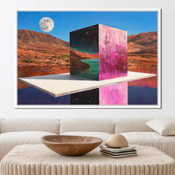 Celestial Pink Cube - NicheCanvas