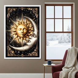 Golden alignment of the celestial bodies - NicheCanvas